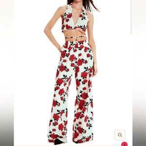 Mirae Tara Set in Red Roses